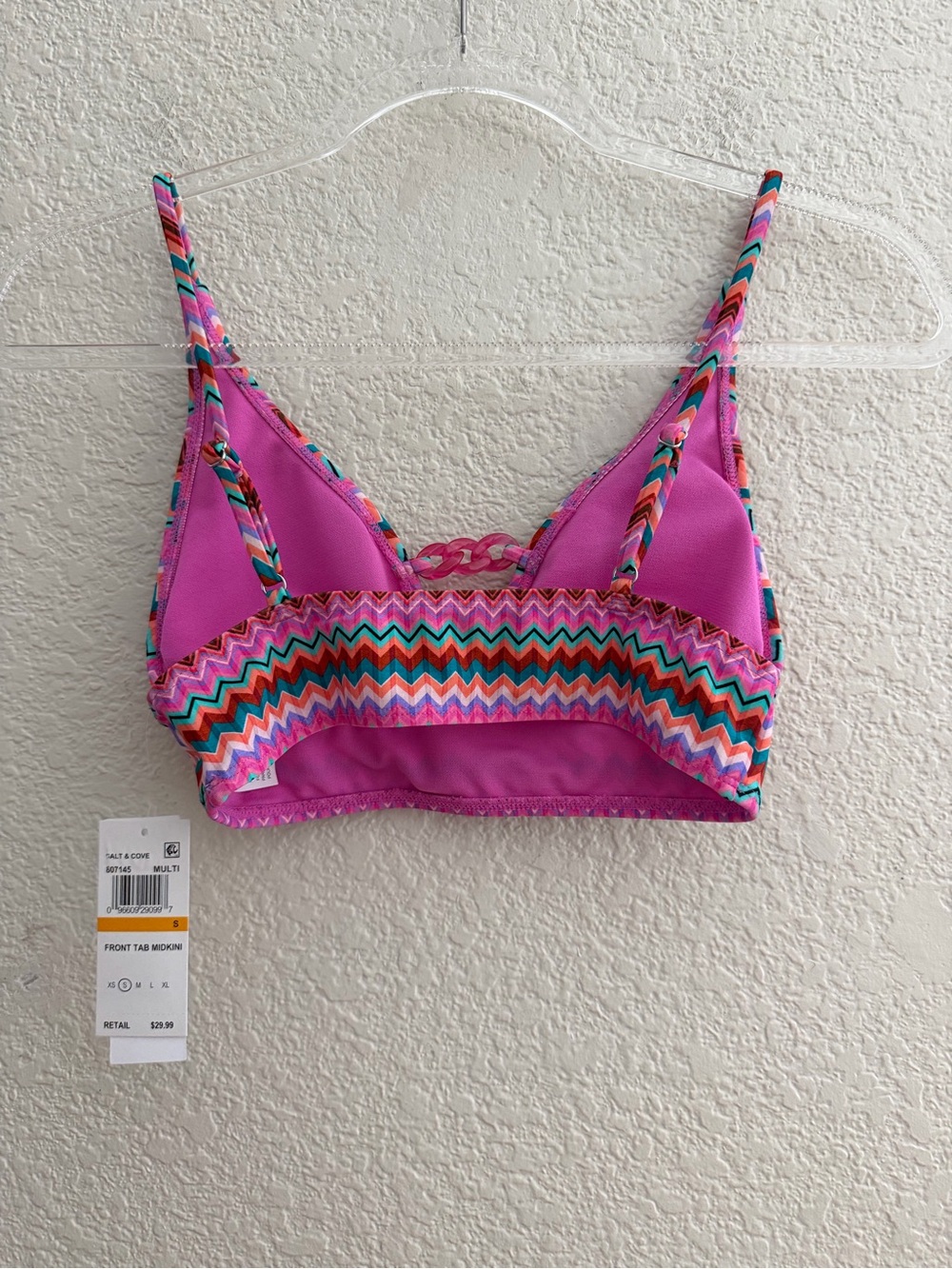 Salt + Cove Juniors Front Tab Midkini Top - Picture 6 of 6